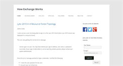 Desktop Screenshot of howexchangeworks.com